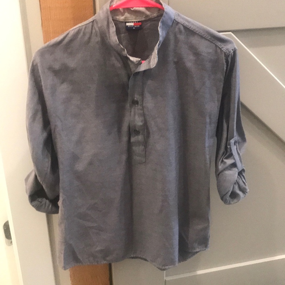 Tommy Hilfiger linen style shirt